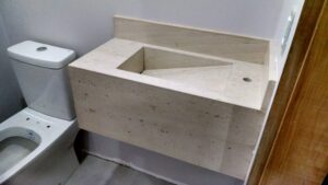 Pia esculpida em granito - Mármore